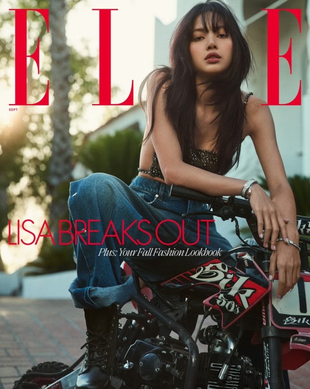 Lisa ⁣on Elle September ‍2024 <a href=