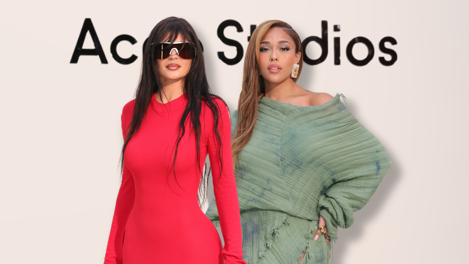 Kylie Jenner and Jordyn Woods Reunited in Acne Studios's Front Row