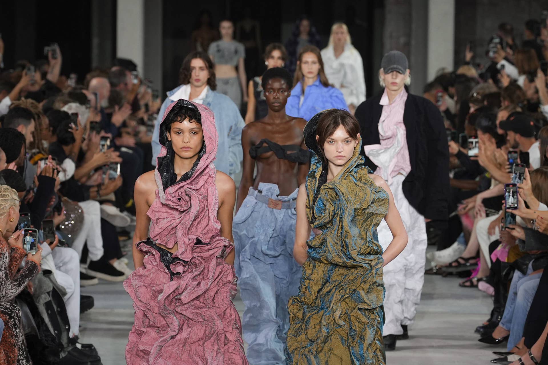 Y/Project Twisted T-Shirts, Layered Pants and Warped Everything Else for Spring 2024