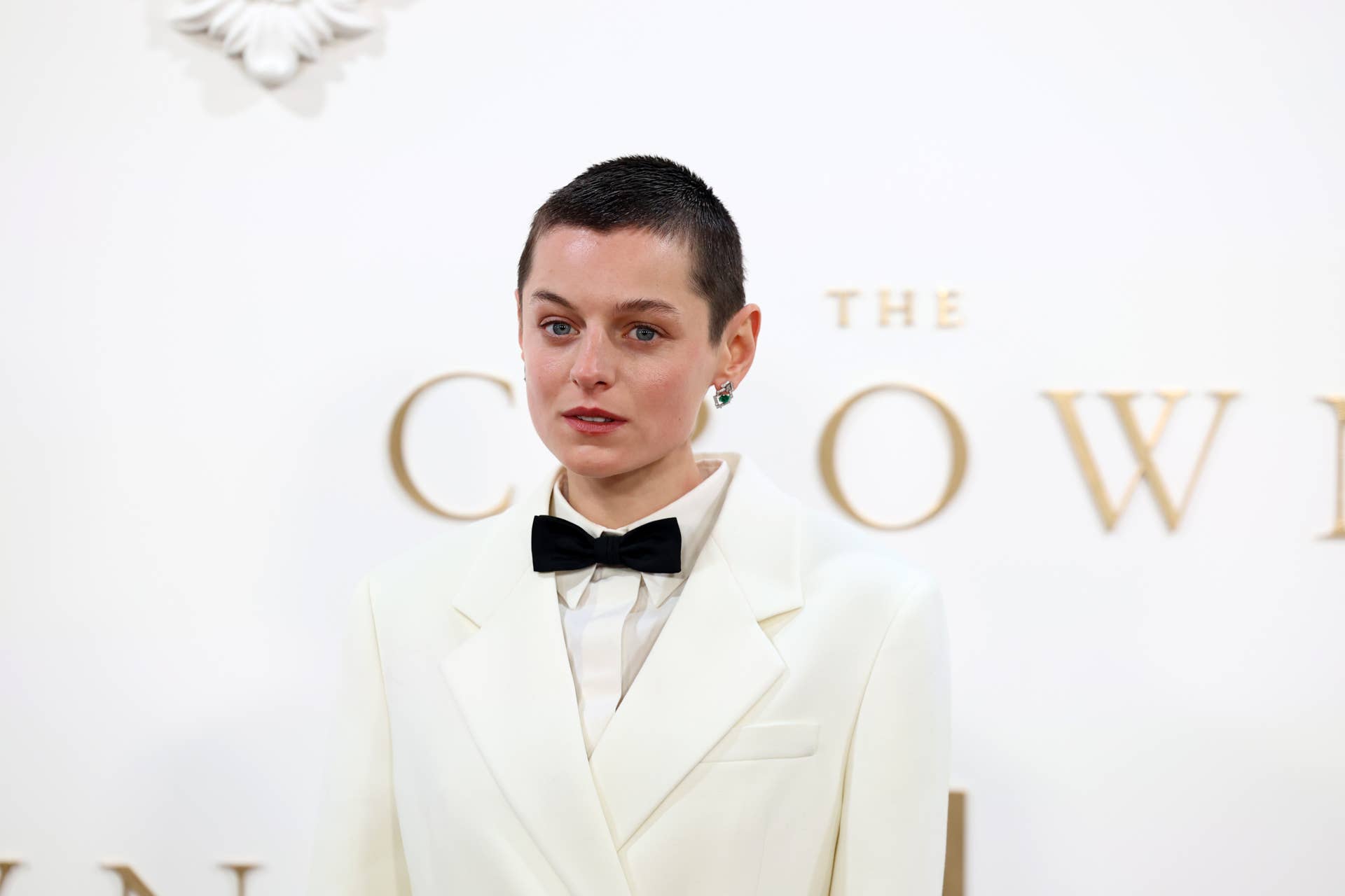 Emma Corrin Pays Homage to Princess Diana in Custom Miu Miu