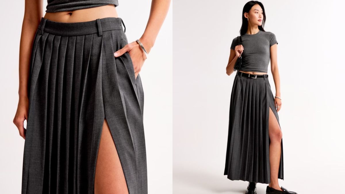 This Pleated Skirt Brings Out my Inner (Remote) Office Siren