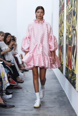 Cecilie bahnsen pink babydoll sales dress