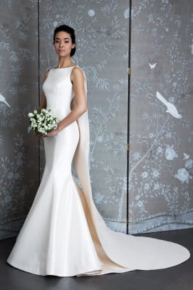 Jackie o store style wedding dress