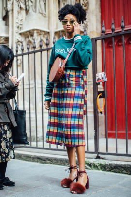 Tartan hot sale skirt handbag