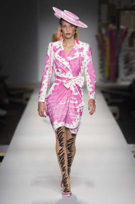 Moschino scribble tights shop
