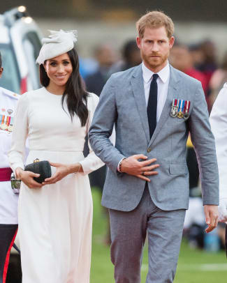 Meghan Markle Wore a Thing Red Self Portrait Dress in Tonga Edition Fashionista