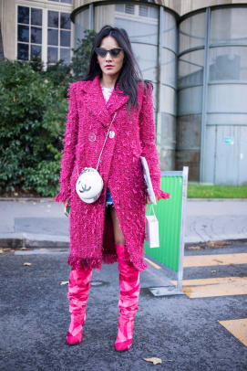 Chanel glitter boots online