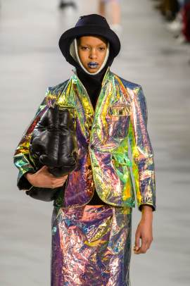 Pat McGrath Created Glittery Oil-Slick Lips for the Maison