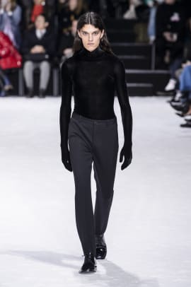 Balenciaga Sharply Dials It Back Kind of for Fall 2018