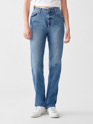 Long inseam jeans top
