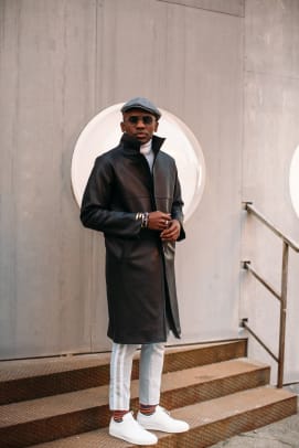 Khaki Got a Street Style Upgrade at Paris Fashion Week Men s