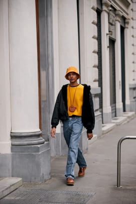 Showgoers Wore Their Best Statement Coats at Milan Fashion Week