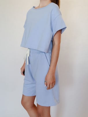 End Summer on a Comfy Note With These Sweat Short Sets Fashionista
