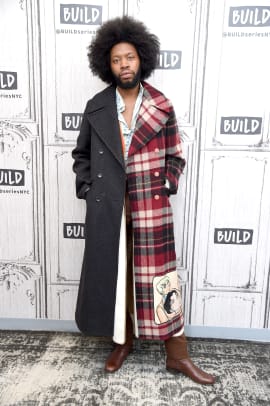 Gucci plaid cheap coat