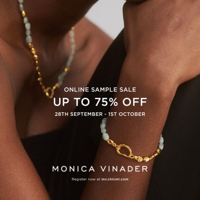 MONICA VINADER ONLINE SAMPLE SALE 9 28 10 1 Fashionista