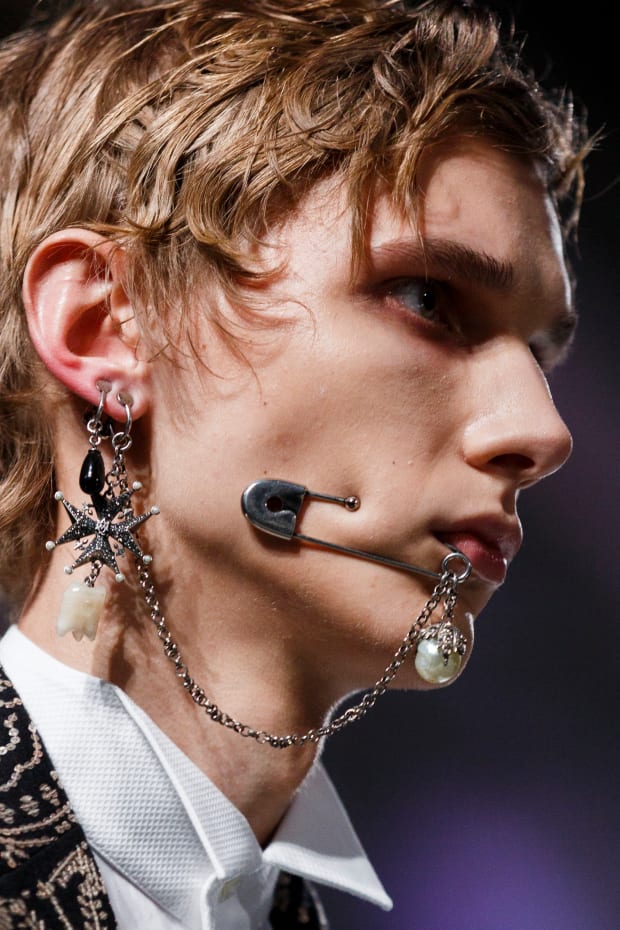 Safety pin eyebrow ring hotsell