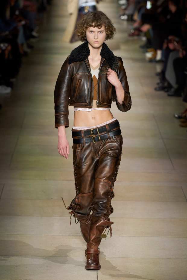 miu miu leather pants