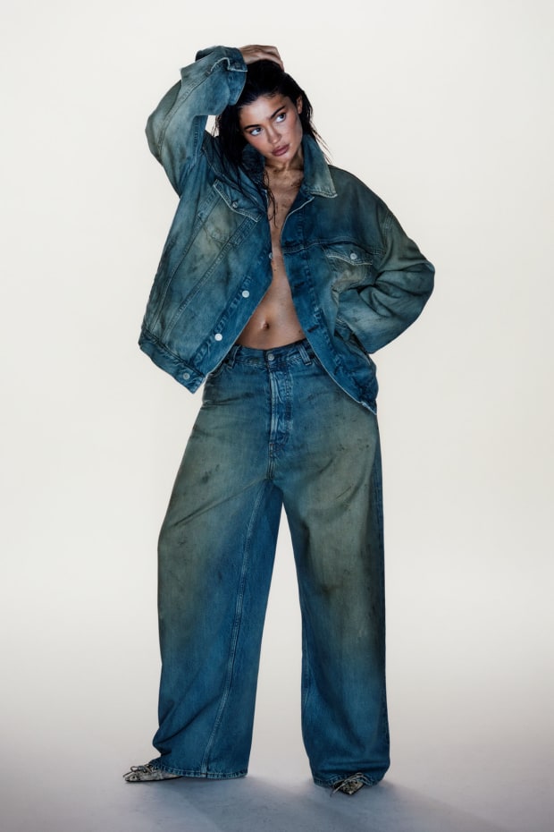 A Stripped-Down, Body-Painted Kylie Jenner Stars in Acne Studios