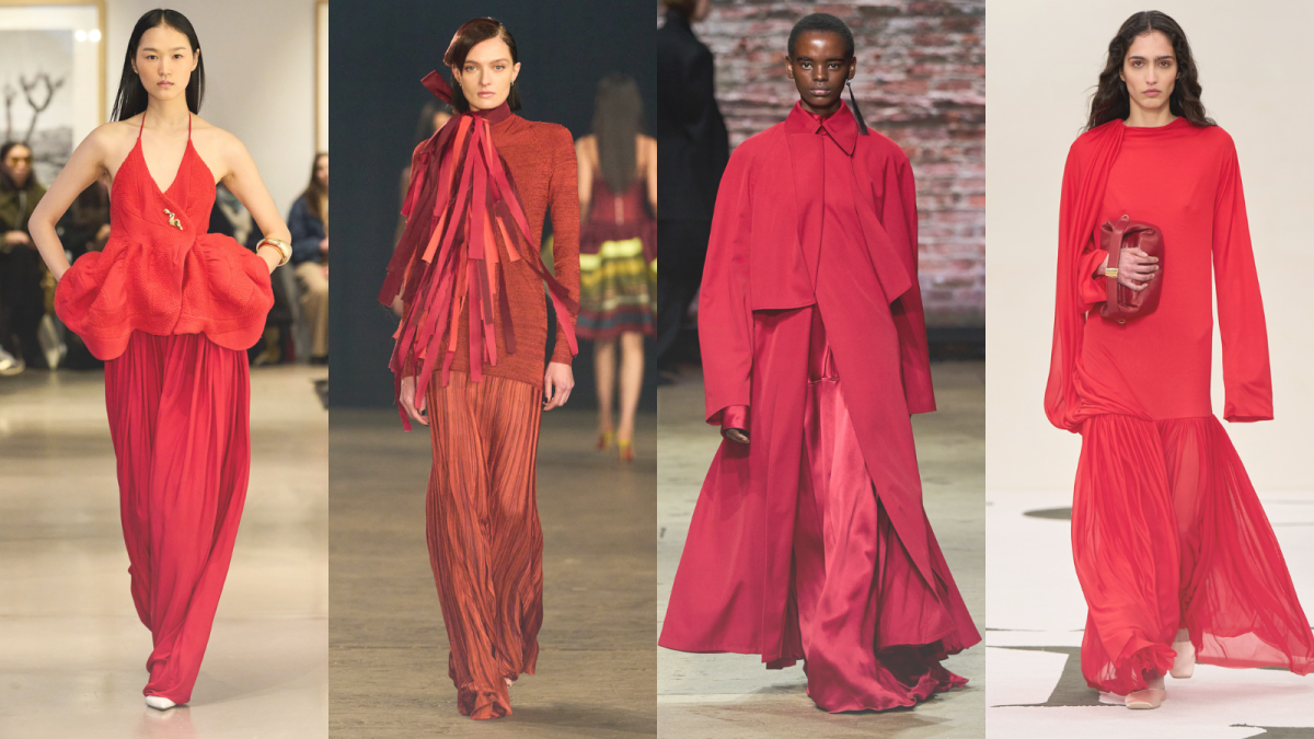 The Runways Seem to Indicate That It's Going to Be a Cherry Girl Fall