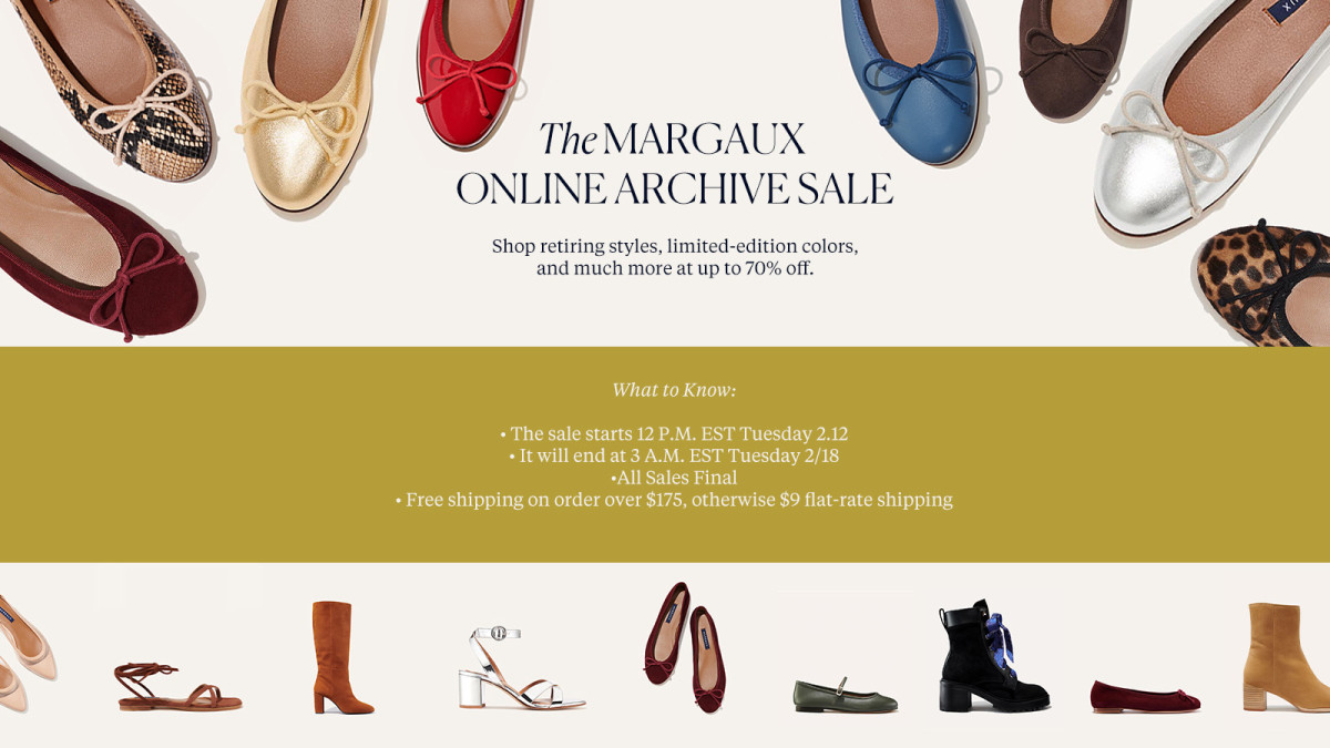 Margaux Online Archive Sale - 2/12 - 2/18