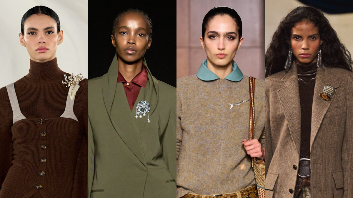 Designers Are Very Into Brooches Right Now, According to the NYFW Runways