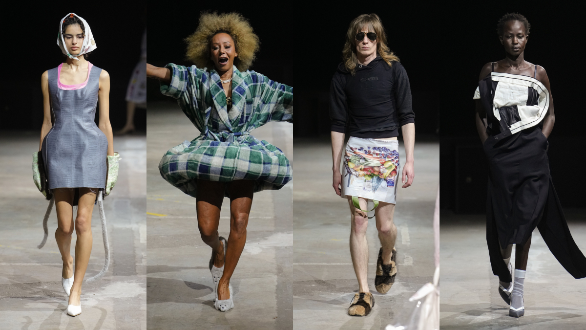 Natasha Zinko Does Soccer-Ball Tops, Grocery-Bag Skirts and Packing-Tape Belts for Fall 2026