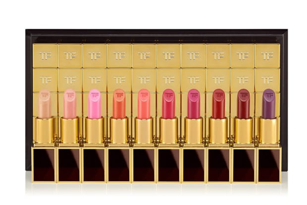 Tom Ford Lips & Boys 50-Piece Set, $1,950, available at Tom Ford (one lipstick, $35, available at Nordstrom). Photo: Tom Ford