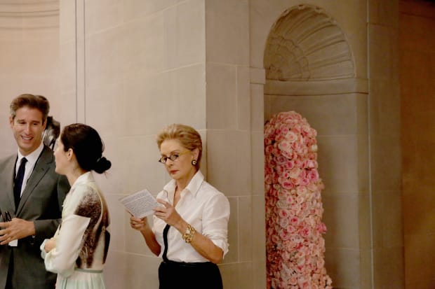 President and CEO François Kress (left) and designer Carolina Herrera (right) at her spring 2016 show in September. Photo by JP Yim/Getty Images for NYFW: The Shows