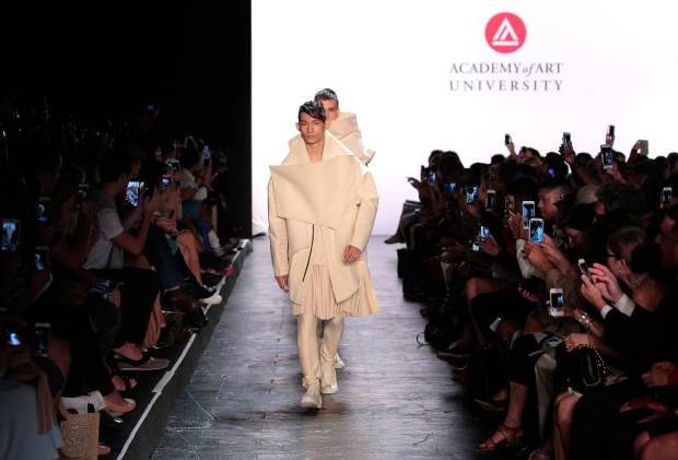 Models walk the runway at the Academy Of Art University Spring 2016 Collections fashion show in New York City. Photo: Randy Brooke/Getty Images for Academy of Art University