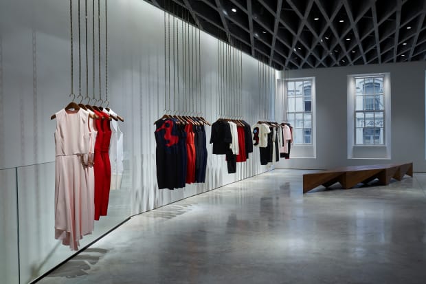 Victoria Beckham's polished concrete flagship is located at 36 Dover Street. Photo: Victoria Beckham