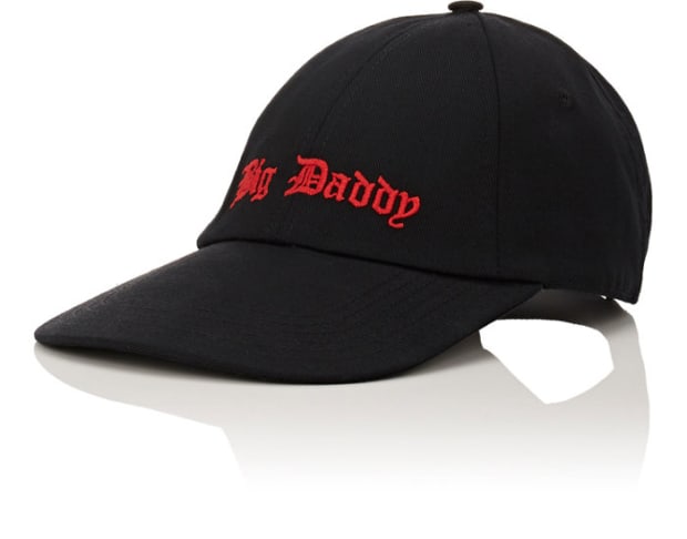 Vetements "Big Daddy" cotton twill baseball hat, surprisingly sold out at Barneys New York.