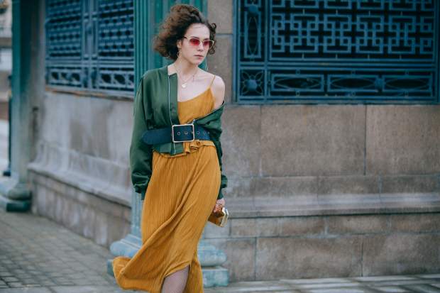 On the street in Moscow at Mercedes-Benz Fashion Week Russia. Photo: Mercedes-Benz Fashion Week Russia