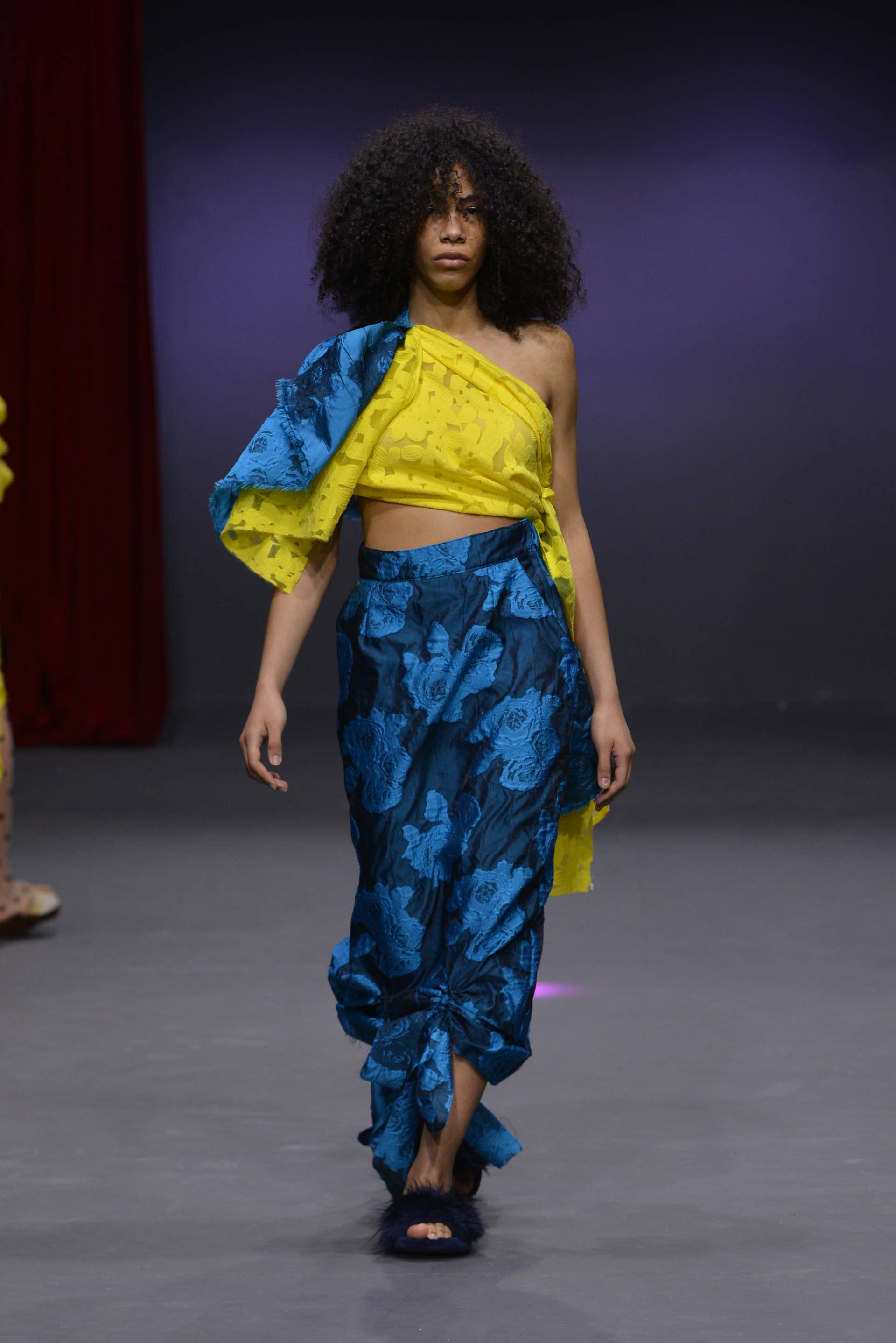 A look from the Celia Valverde show. Photo: Janka Polliani/Courtesy of Mercedes-Benz