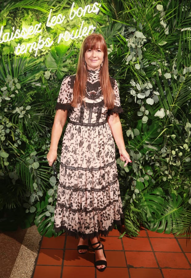 Deborah Lloyd at the Kate Spade September 2017 presentation at NYFW. Photo: Robin Marchant/Getty Images