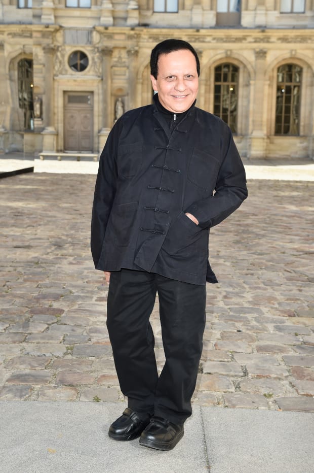 Azzedine Alaïa attends the Spring 2015 Christian Dior runway. Photo: Pascal Le Segretain/Getty Images