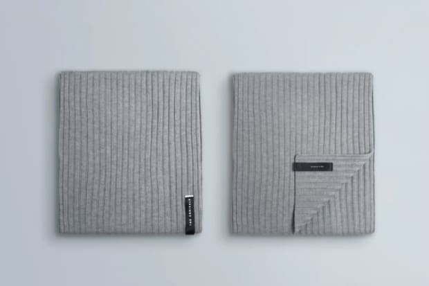 Aleks wool-cashmere scarf, $145, available at The Arrivals.