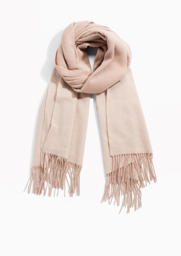 Two Tone Wool Blanket Scarf, $85, available at & Other Stories.