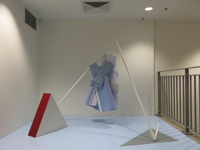 Andrea Jiapei Li's installation at Dover Street Market New York. Photo: Dover Street Market New York