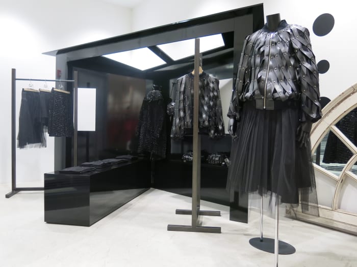 Noir Kei Ninomiya's installation at Dover Street Market New York. Photo: Dover Street Market New York