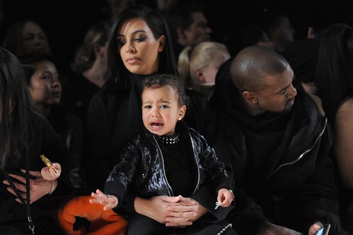 Just another Kardashian-West family outing. Maybe Chuck E. Cheese's next time? Photo: Craig Barritt/Getty Images