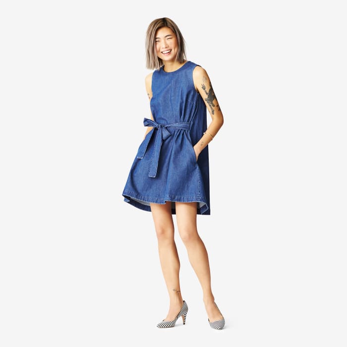 Very into this chambray dress, $90 with code EXTRA40 (from $150), available at Kate Spade Saturday.