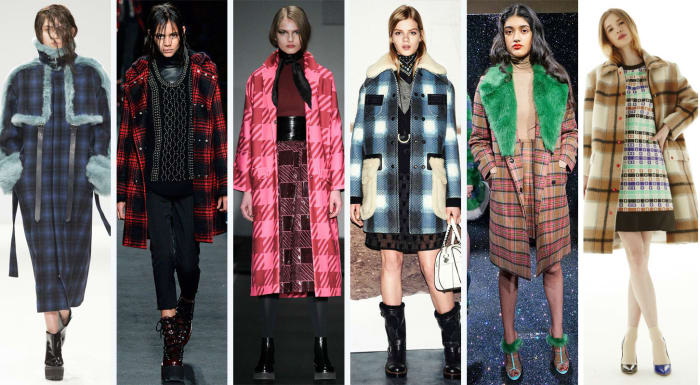 From left to right: Jamie Wei Huang, Alexander Wang, House of Holland, Coach, Shrimps and Novis. Photos: Imaxtree