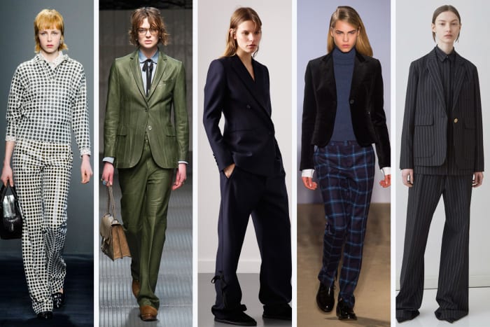 From left to right: Bottega Veneta, Gucci, Ports 1961, Fay and Arthur Arbesser. Photos: Imaxtree and Ports 1961