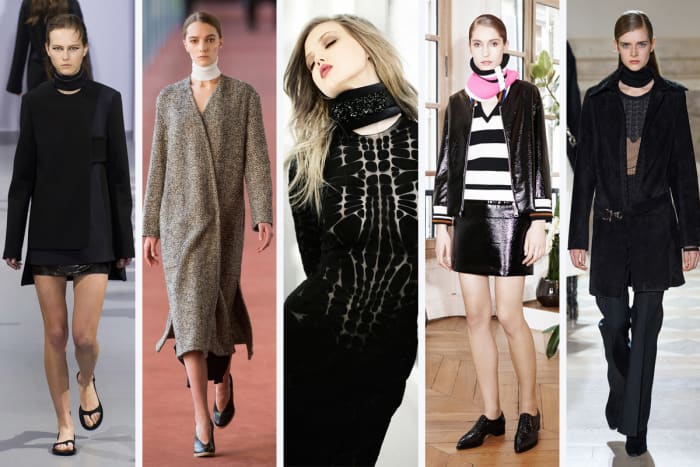 From left to right: Paco Rabanne, Lemaire, Alexandre Vauthier, Bouchra Jarrar and Sharon Wauchob. Photos: Imaxtree and Alexandre Vauthier