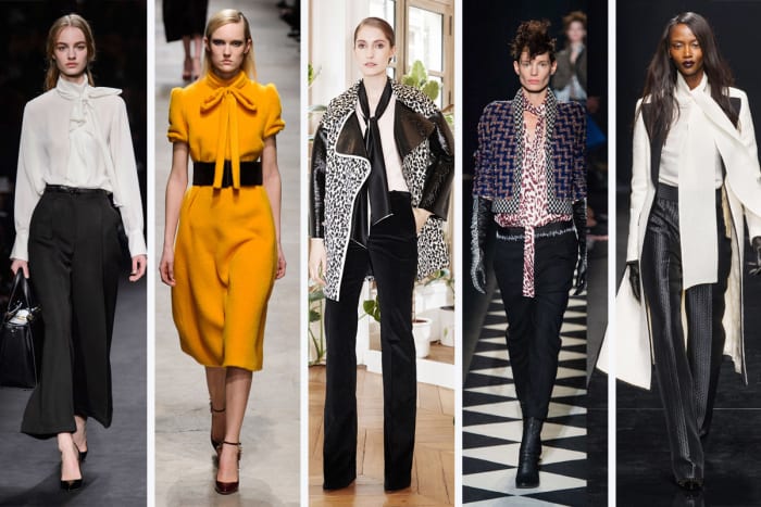 From left to right:Valentino, Rochas, Bouchra Jarrar, Haider Ackermann and Emanuel Ungaro. Photos: Imaxtree