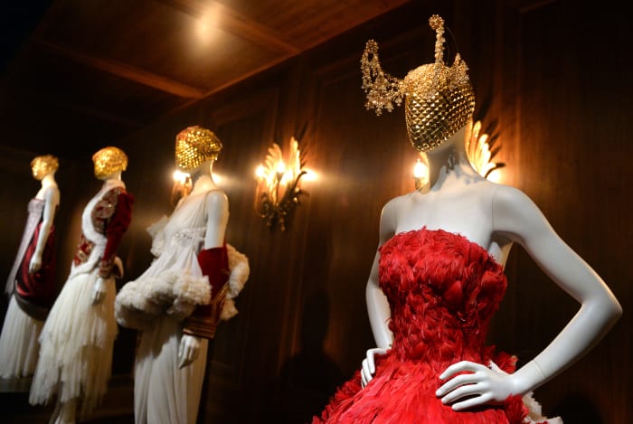 "Alexander McQueen: Savage Beauty" at the Victoria and Albert Museum. Photo: Anthony Harvey/Getty Images