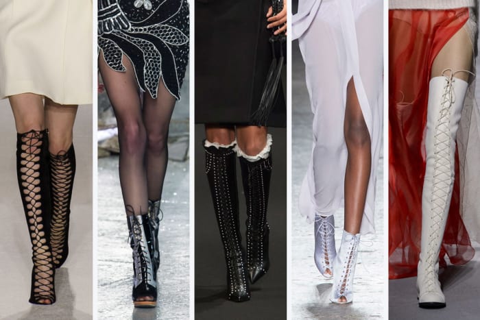 From left to right: Giambattista Valli, Rodarte, Altuzarra, Francesco Scognamiglio and Vionnet. Photos: Imaxtree
