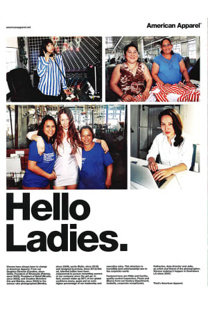 The ad, via WWD.