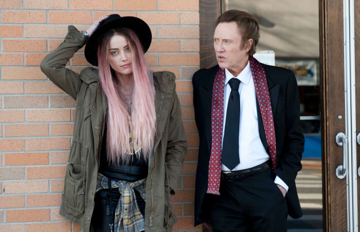 Angsty musician Jude (Amber Heard) with her father Paul (Christopher Walken) in "When I Live My Life Over Again." Photo: When I Live My Life Over Again