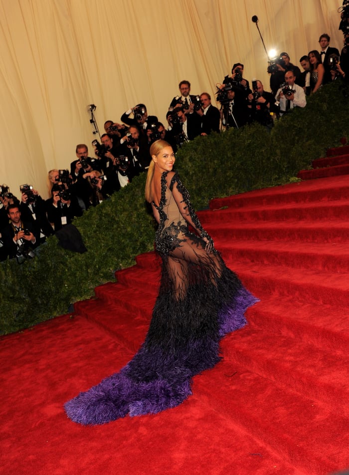 Kim Kardashian's Met Gala Gown Is Eerily Similar to Beyoncé's in 2012